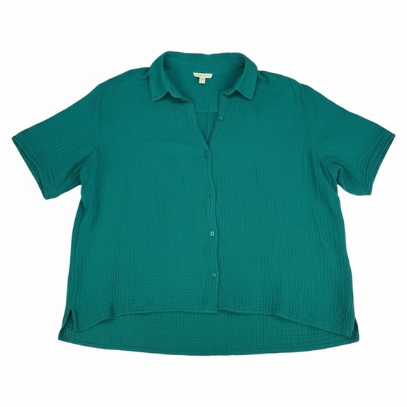 Eileen Fisher Women's 100% Organic Cotton Short Sleeve Tops Size Large (2-Pack) - Picture 11 of 16